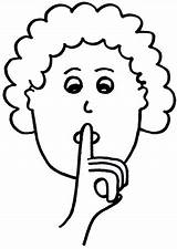 Quiet Clipart Clip Shhh Voices Shh Sign Shhhh Cliparts Taciturn 2010 Drawing Google Coloring Library Gif Silence Find Am Silent sketch template