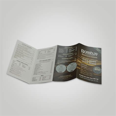 panel fold brochure printing services  pakistan lahore