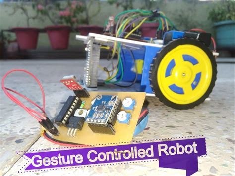 gesture controlled robot arduino project hub