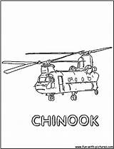 Chinook sketch template