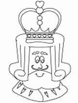 Coloring Pages Royalty King Medieval Columbus Printables Alice Popular sketch template