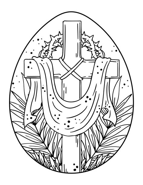 images  adult coloring pages  printables easter cross