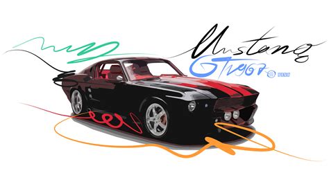 artistic ford mustang gt