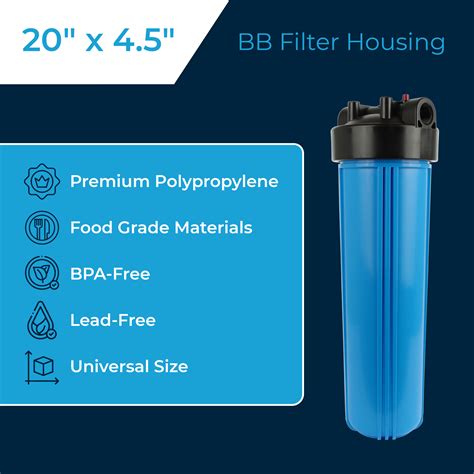 big blue water filter housing     bb