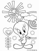 Coloring Sunny Tweety Pages Template Drawing Clipart Colouring Getdrawings Library Popular sketch template