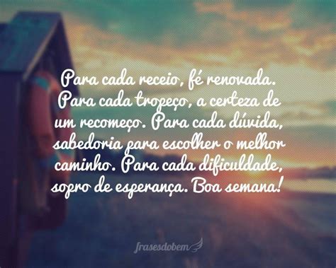 frases de boa semana