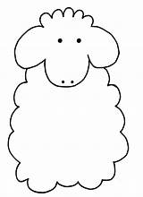 Schaf Ausmalen Schafe Malvorlage Ausmalbilder Schafsnase Schäfchen Kinderbilder Malvorlagen sketch template