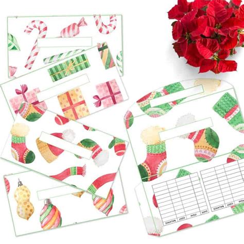 christmas cash envelope printables