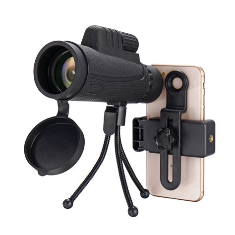 telephoto monocular night vision optical telephoto camera lens  phone holder tripod