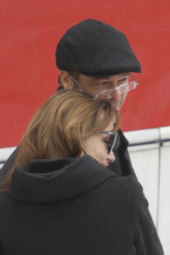 Брэд Питт навестил Анджелину Джоли на съемочной площадке