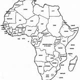 Africa Map Blank Quiz Fill Printable African Source sketch template