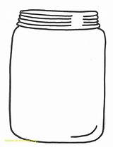 Jar Mason Empty Clipart Jars Cookie Clip Glass Coloring Drawing Outline Template Printable Cliparts Stamps Pages Line Digital Library Wonderstrange sketch template
