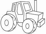 Coloring Pages Tractor Popular sketch template