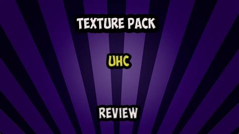 texture pack uhc minecraft review youtube