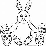 Easter Bunny Eggs Coloring Bunnies Bigactivities Pages Sitting sketch template