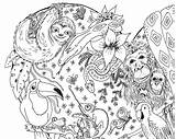 Dieren Volwassen Natuur Afdrukbare Tekening Regenwoud sketch template