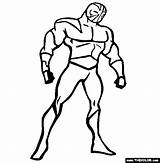 Coloring Pages Man Powerful Superheroes Online Bigfoot Savage Jones Template Randy Macho Means Master sketch template