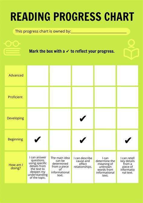 progress chart template   word excel  illustrator apple pages apple