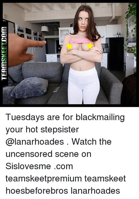 team skeet com tuesdays are for blackmailing your hot stepsister watch the uncensored scene on