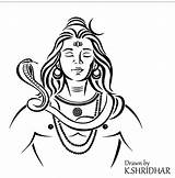 Shiva Lord Sketch Meditation Painting Drawings Tattoo Siva Shakti Cool Ganesha sketch template