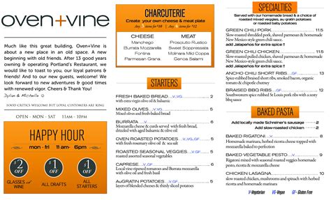 ovenvine menu menu  ovenvine midtown phoenix urbanspoonzomato