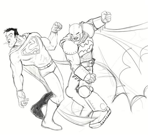 dc comics batman  superman coloring pages coloring pages