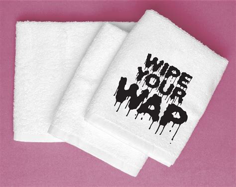 wipe your wap after sex towel wap song vag rag towel for etsy