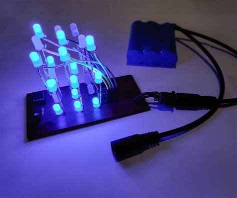 xx binary counter led cube  steps instructables