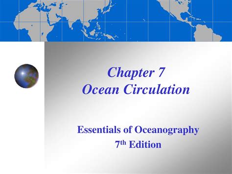 ppt chapter 7 ocean circulation powerpoint presentation