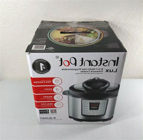 instant pot ip lux  programmable electric pressure cooker