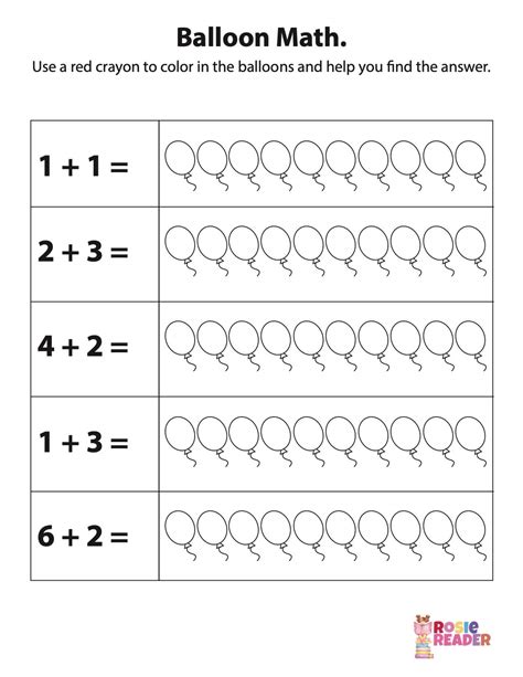 printable number worksheets  kindergarten freebie