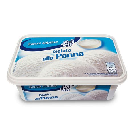 gelato  vaschetta gusto panna  noivoi dambros ipermercato