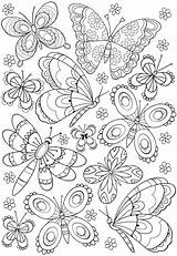Coloring Pages Mandala Butterfly Colouring Kids Coloriage Butterflies Enfant Colorier Printable Sunflower Print Sheets Dessin Books Color Days Long Choose sketch template
