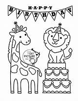 Coloring Birthday Happy Pages Funny Printable Dad Nana Kids Animals Animal Color Snow Let Wuppsy Holiday Printables Mom Dog Colouring sketch template
