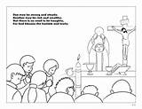 Mass Coloring Pages Catholic Parts Priest Holy Template Sketch Getdrawings sketch template
