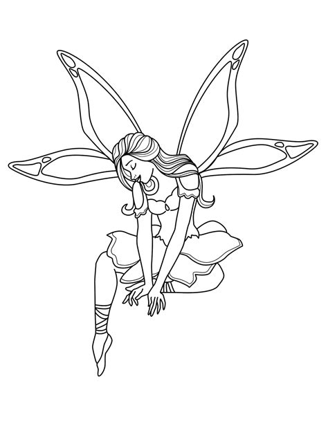 printable fairies  printable fairy coloring pages  kids