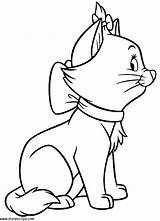 Coloring Cat Pages Marie Aristocats Disney Clipart Printable Comments Library Popular Books Coloringhome Categories Similar sketch template