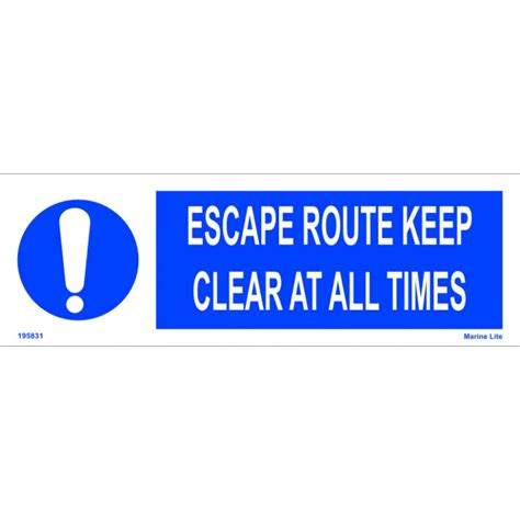 escape route  clear xcm white vin imo symbol wv