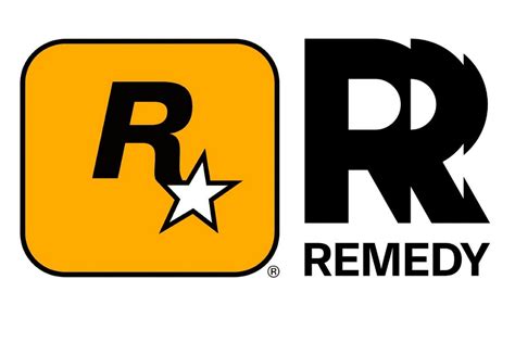 remedy entertainments  logo   similar  rockstar games logo