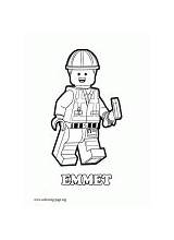 Lego Movie Coloring Pages Emmet Colouring Minifigure Printable Amazing Visit Emmett Print Kids Sheets sketch template