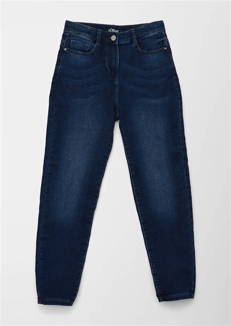 jeans broek donkerblauw soliver