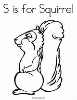 Squirrel Coloring Brown Noodle Twistynoodle Nuts Built California Usa Print Twisty sketch template