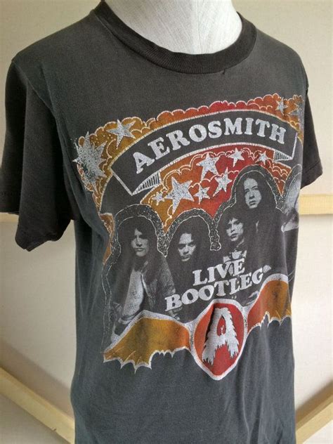 AEROSMITH 1978 Live Bootleg Vintage T-Shirt RARE Band