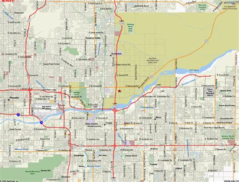 map  scottsdale arizona travelsmapscom