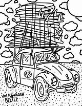 Coloring Volkswagen Pages Comments Vw Popular Coloringhome sketch template