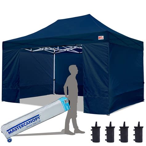 buy mastercanopy ez pop  canopy tent commercial instant canopies   removable side walls