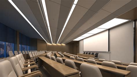 lecture hall room model turbosquid