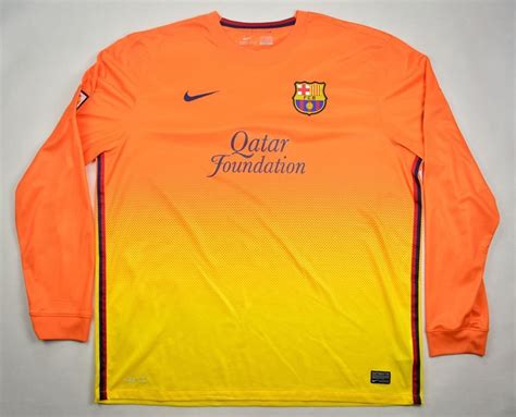 fc barcelona longsleeve shirt xxl football soccer european clubs spanish clubs