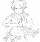 Natsu Coloring Lineart Dragneel Pages Deviantart Template sketch template