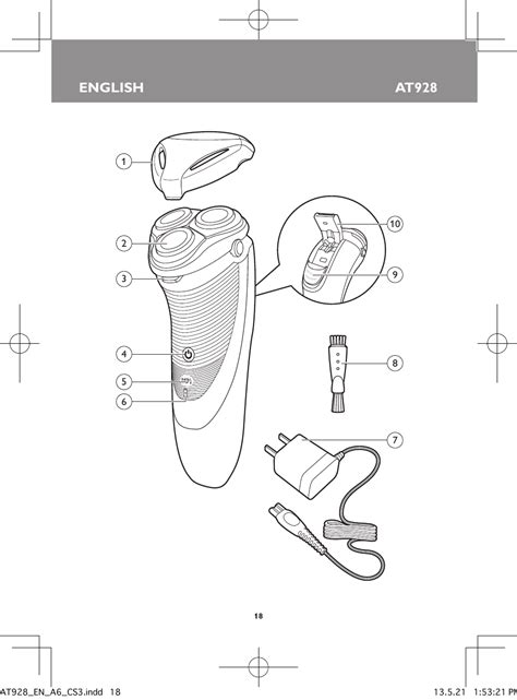english  philips norelco shaver  series  wet dry